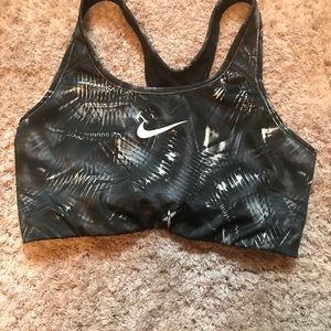 nike printed sports bra